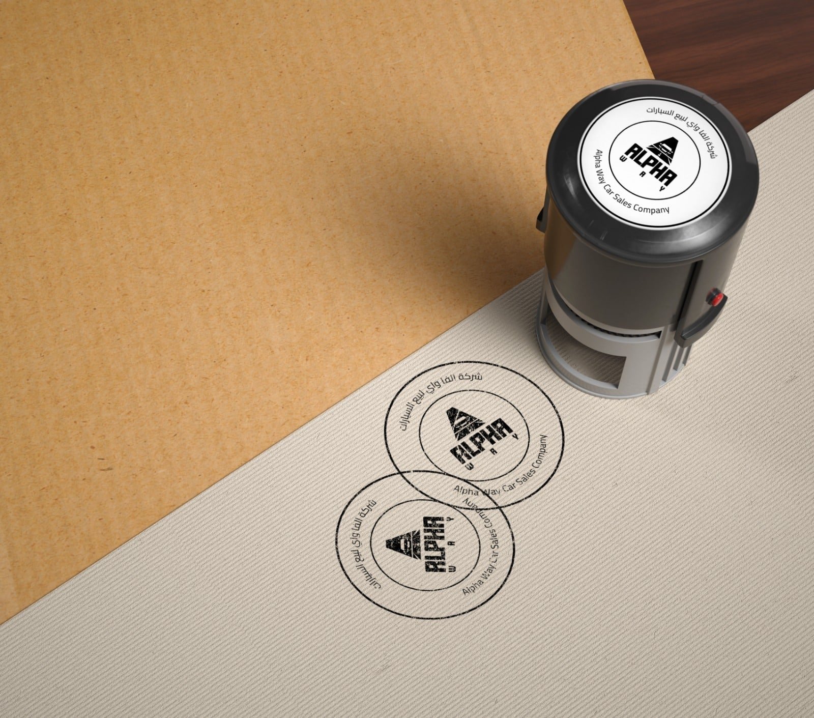 Alpha Way startup identity application 14