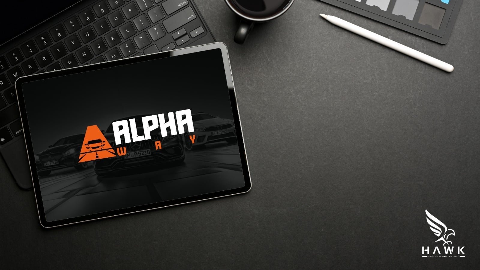 Alpha Way startup identity application 11
