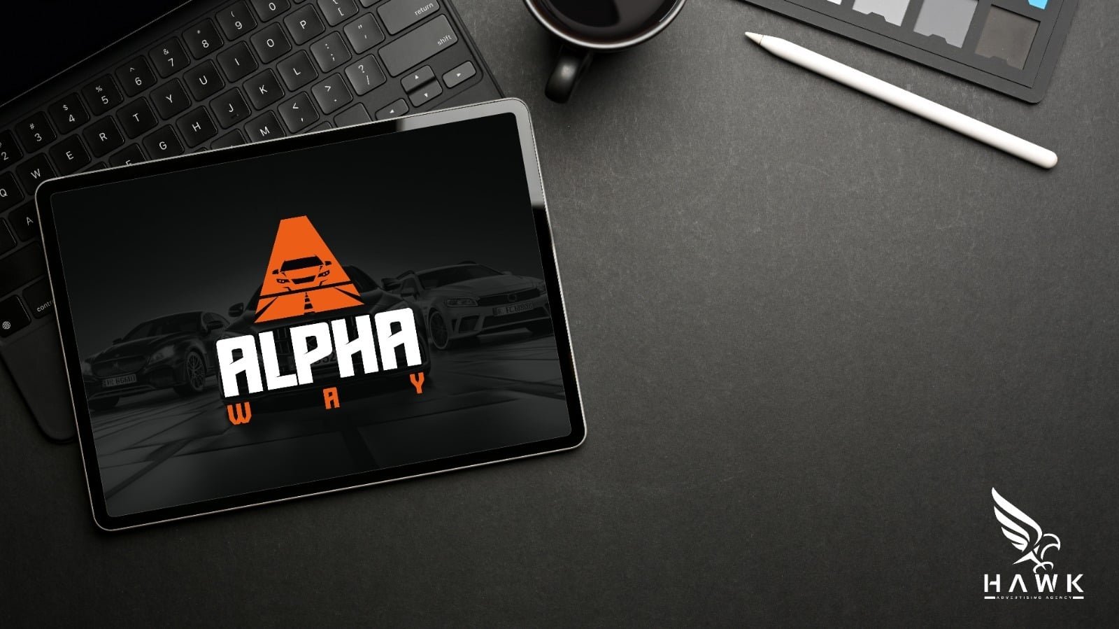 Alpha Way startup identity application 9
