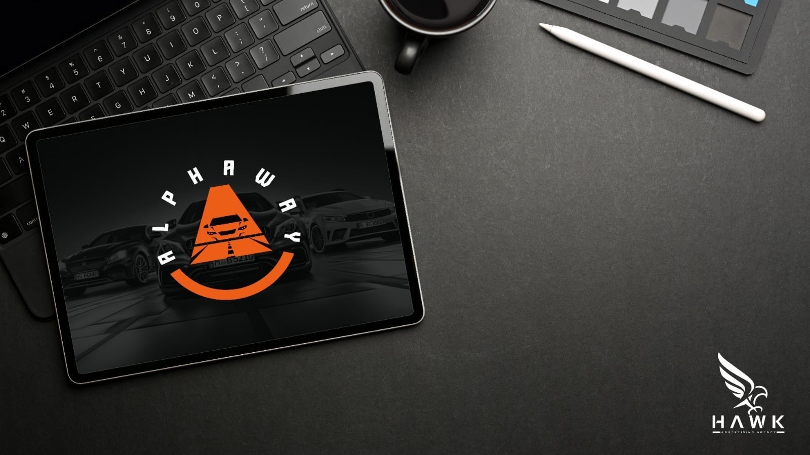Alpha Way startup identity application 10
